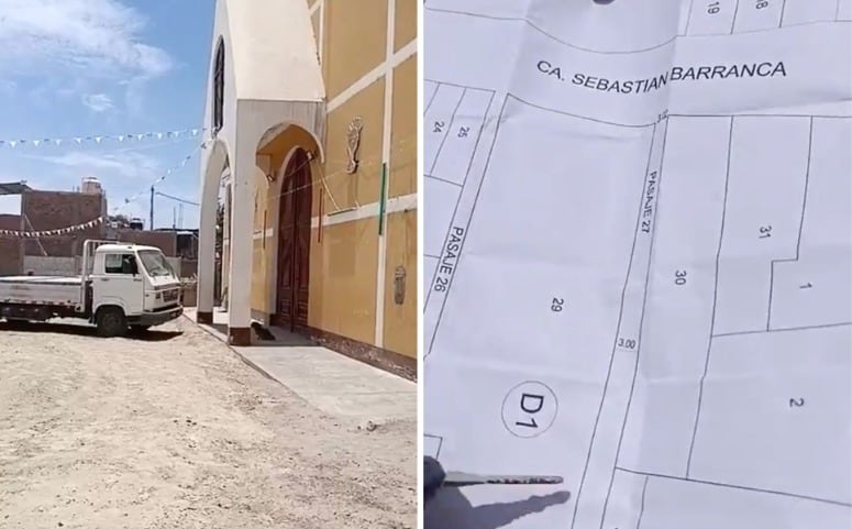 Ica: vecinos de El Arenal en Los Aquijes reclaman por cerco perimétrico de iglesia y exigen respetar pasajes