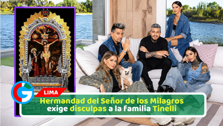 Hermandad del Señor de los Milagros exige disculpas a la familia Tinelli