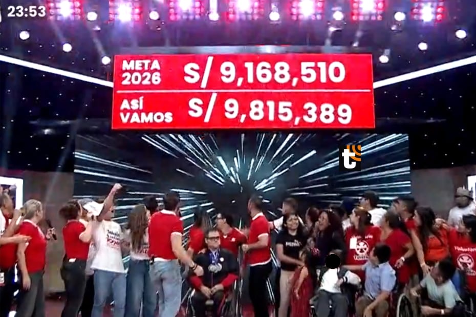 ¡Teletón Perú logró superar la meta! Se consiguió recaudar más de S/ 9 millones para los niños