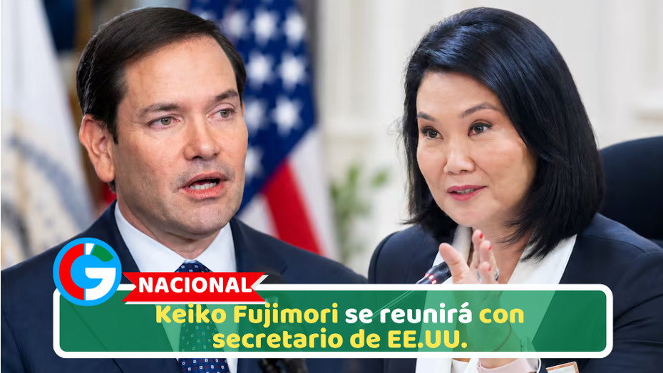 Nacional: Keiko Fujimori se reunirá con secretario de EE.UU.