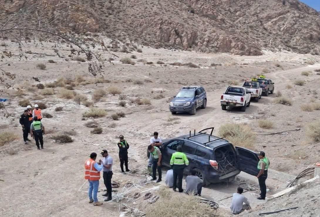 Cuatro detenidos por presunta receptación de cables y equipos en Arequipa